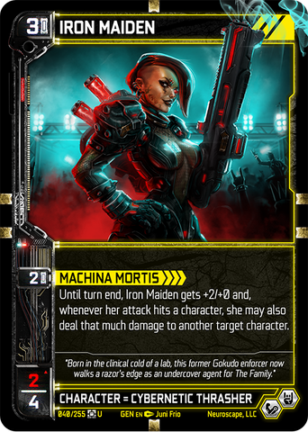 Iron Maiden (40/255) (Full Art) [Genesis Unlimited]