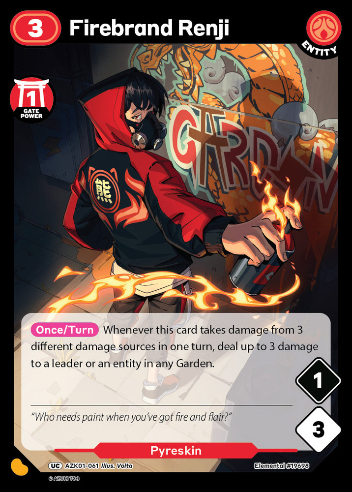 Firebrand Renji (AZK 061) [Gates Awakened]