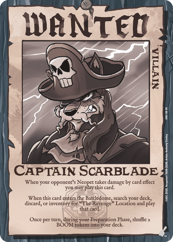 Captain Scarblade (Full Art) [Curse of Maraqua]