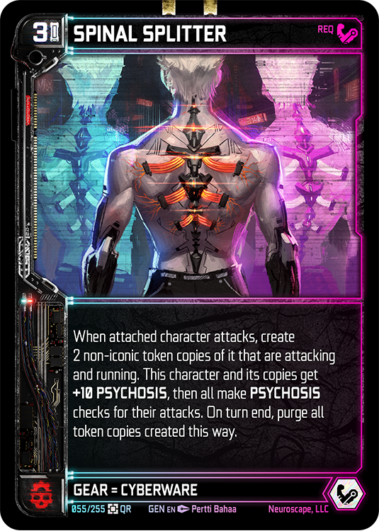 Spinal Splitter (55/255) [Genesis Kickstarter]