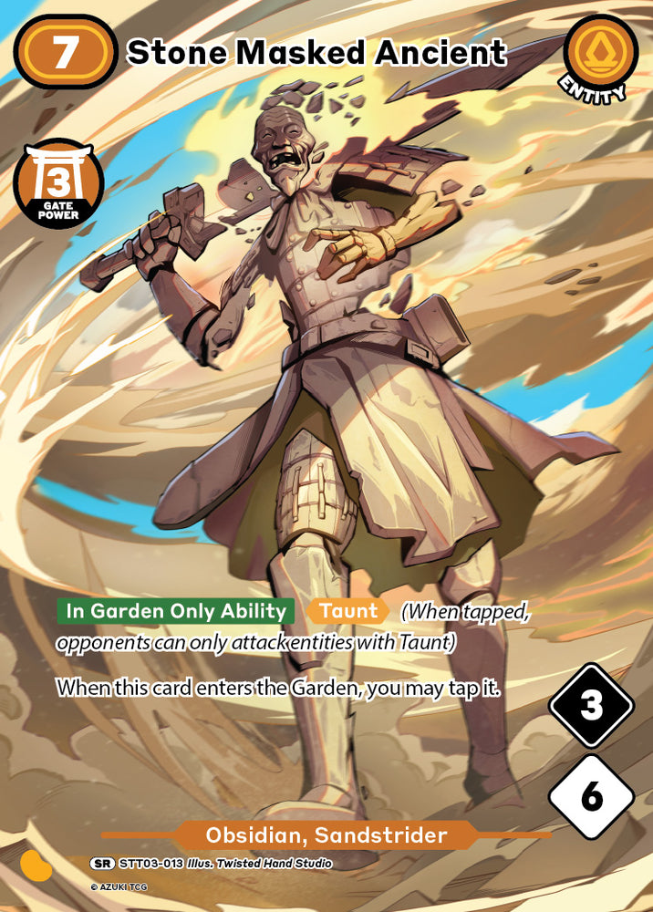 Stone Masked Ancient (STT 013) [Starter Deck 3]