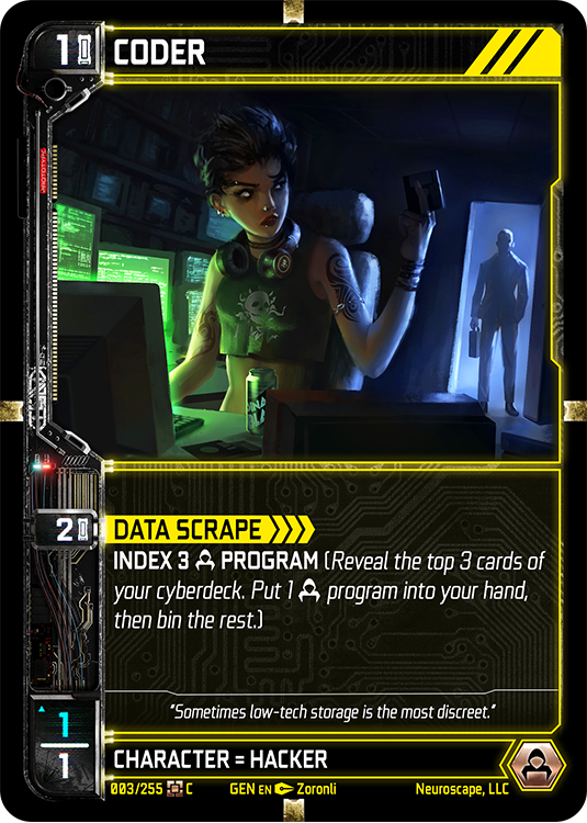 Coder (3/255) [Genesis Kickstarter]