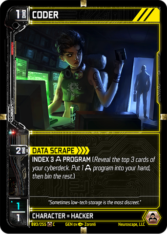 Coder (3/255) [Genesis Kickstarter]