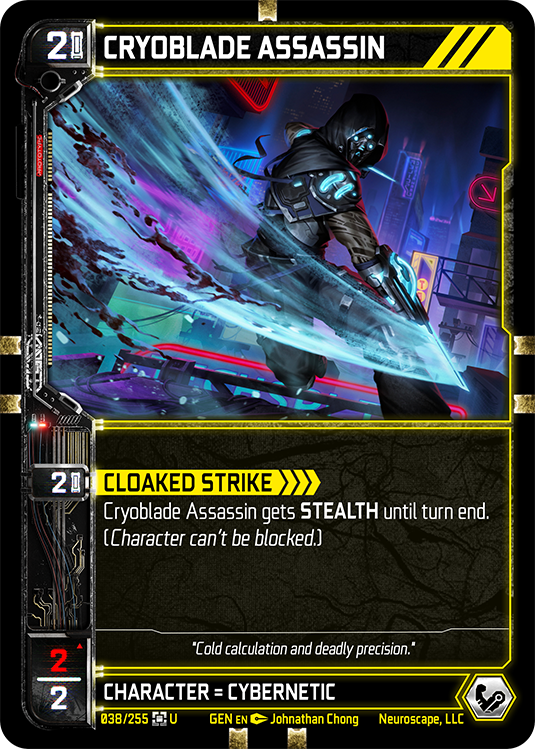 Cryoblade Assassin (38/255) [Genesis Kickstarter]
