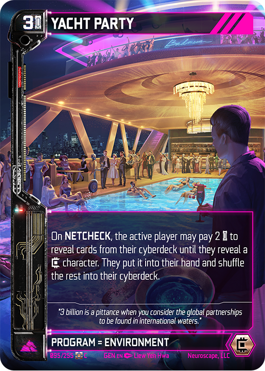 Yacht Party (95/255) (Full Art) [Genesis Kickstarter]