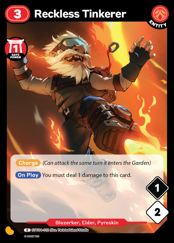 Reckless Tinkerer (STT 010) [Starter Deck 4]