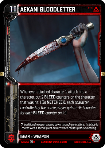 Aekani Bloodletter (121/255) [Genesis Unlimited]