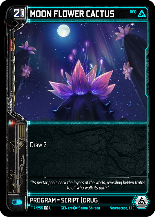 Moon Flower Cactus (117/255) [Genesis Kickstarter]