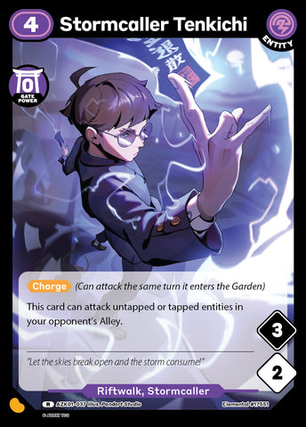 Stormcaller Tenkichi (AZK 037) [Gates Awakened - Alpha]