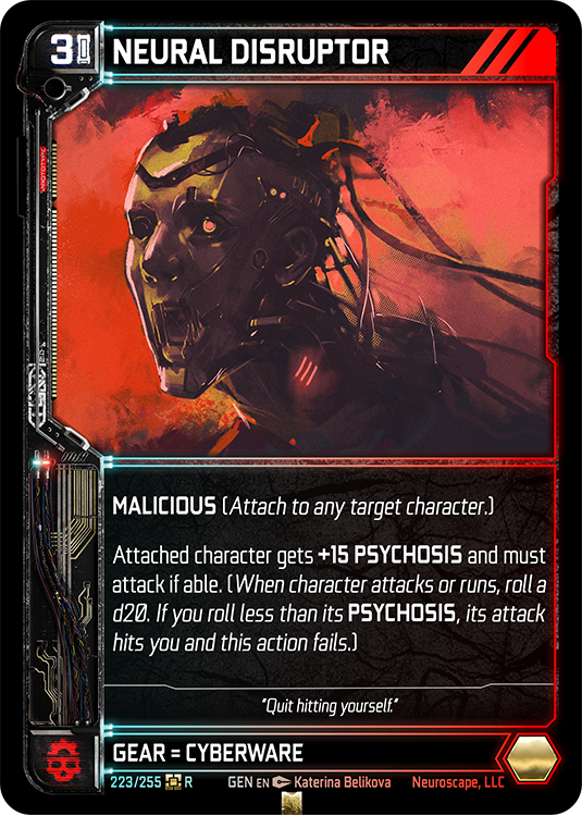 Neural Disruptor (223/255) [Genesis Kickstarter]