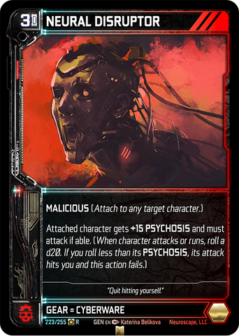 Neural Disruptor (223/255) [Genesis Kickstarter]