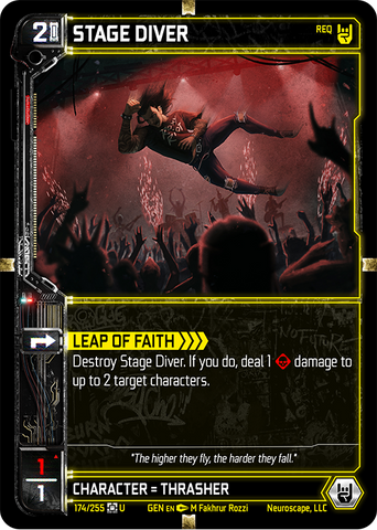 Stage Diver (174/255) [Genesis Kickstarter]