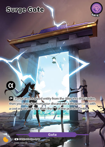 Surge Gate (STT 002) (Alternate Art) [Starter Deck 1]