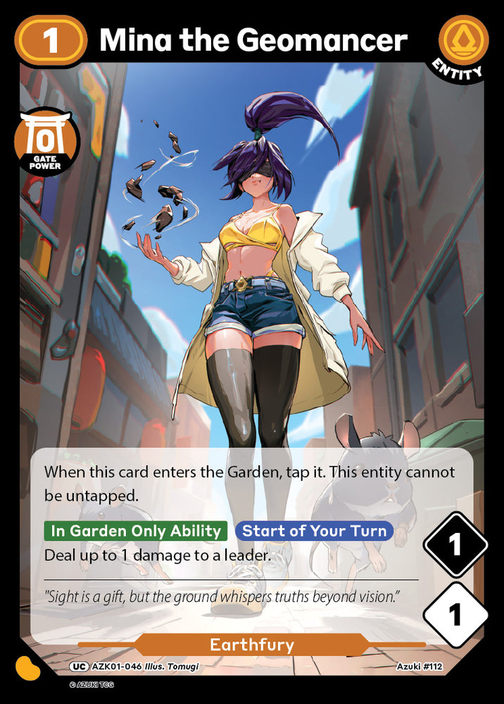 Mina the Geomancer (AZK 046) [Gates Awakened - Alpha]