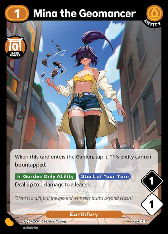 Mina the Geomancer (AZK 046) [Gates Awakened - Alpha]