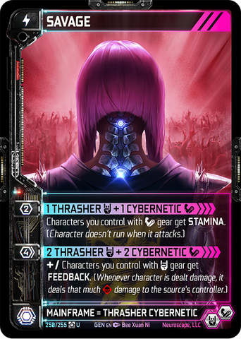 Savage (250/255) (Full Art) [Genesis Unlimited]