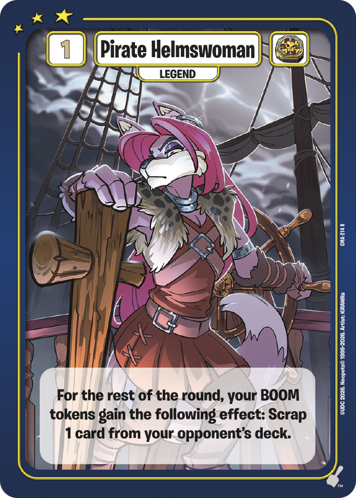Pirate Helmswoman [Curse of Maraqua]