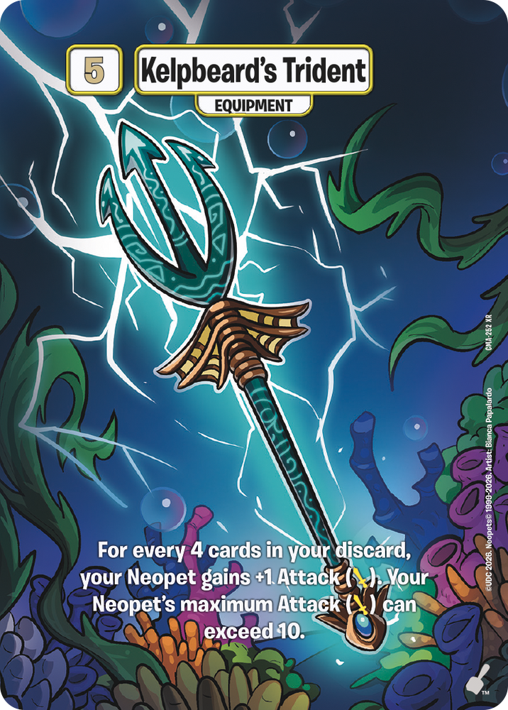 Kelpbeard's Trident (Full Art) [Curse of Maraqua]