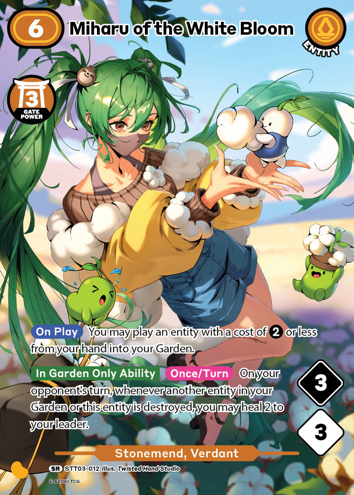 Miharu of the White Bloom (STT 012) [Starter Deck 3]