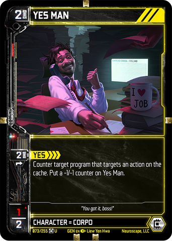 Yes Man (73/255) [Genesis Kickstarter]