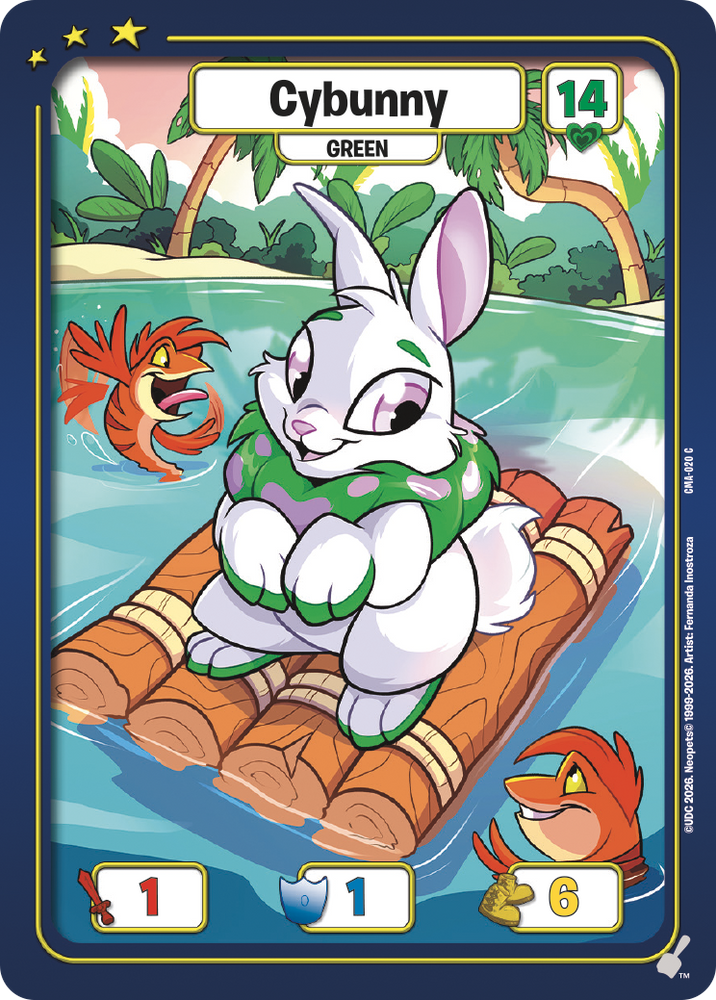 Cybunny (Green) [Curse of Maraqua]