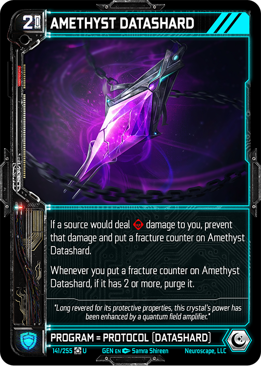 Amethyst Datashard (141/255) [Genesis Unlimited]