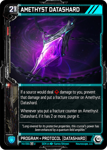 Amethyst Datashard (141/255) [Genesis Unlimited]