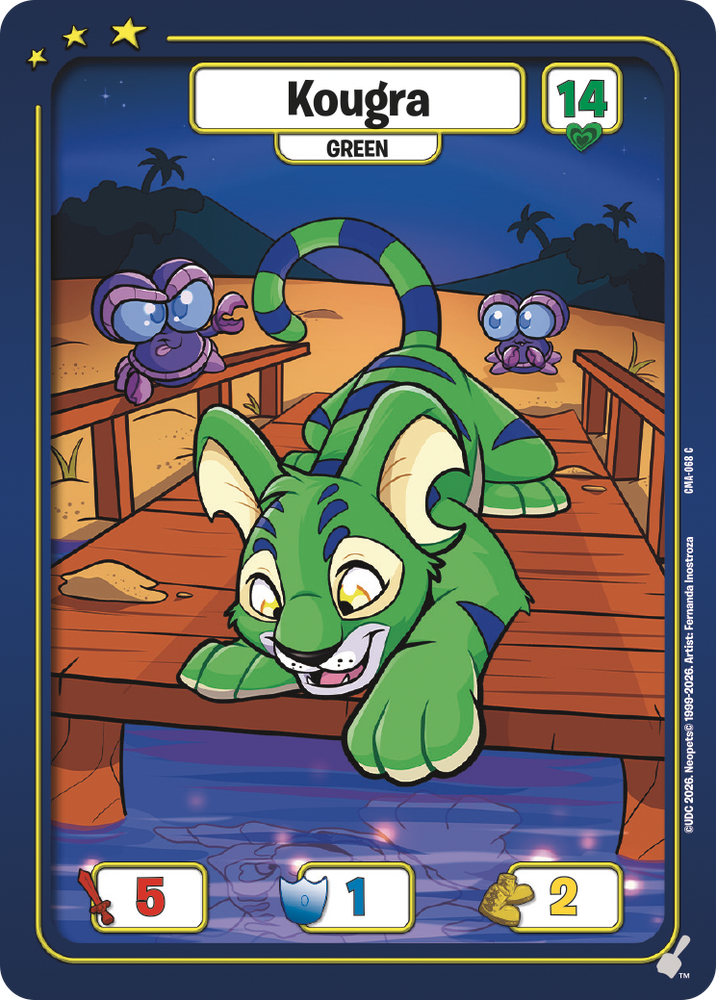 Kougra (Green) [Curse of Maraqua]
