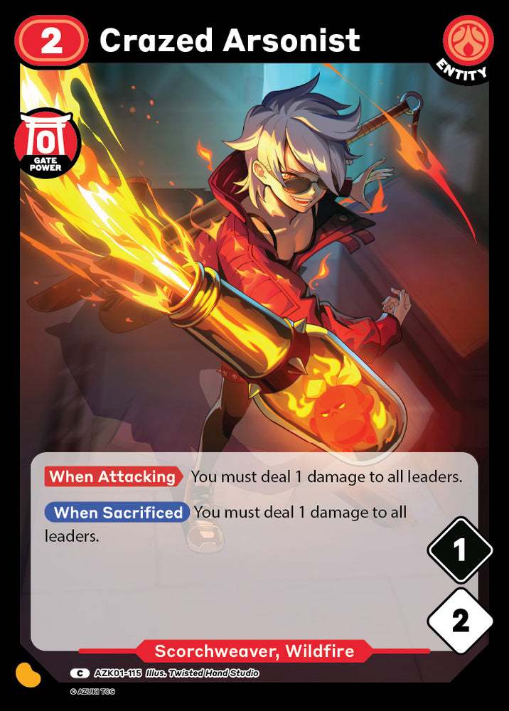 Crazed Arsonist (AZK 115) [Gates Awakened]