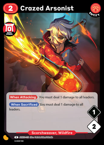 Crazed Arsonist (AZK 115) [Gates Awakened]