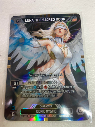 Luna, the Sacred Moon (268/255) (Full Art) (Art Rare) [Genesis Unlimited]