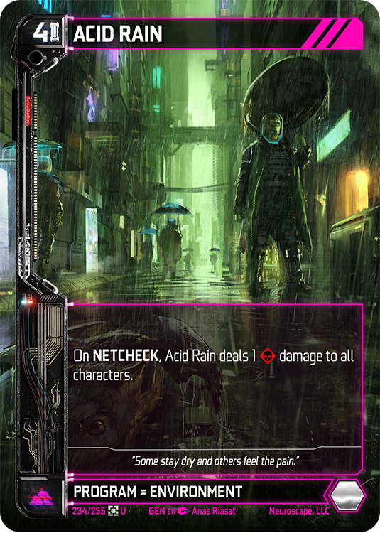 Acid Rain (234/255) (Full Art) [Genesis Unlimited]