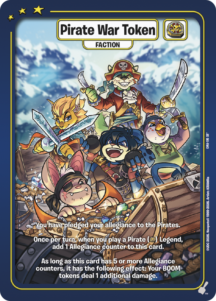 Pirate War Token (Alternate Art) [Curse of Maraqua]