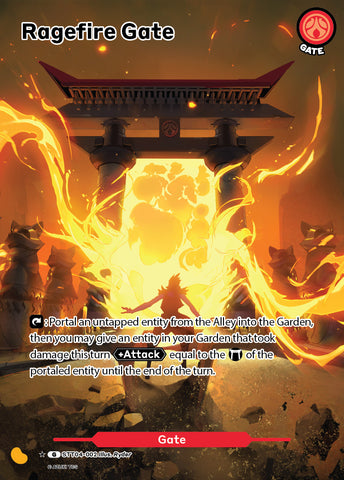 Ragefire Gate (STT 002) (Alternate Art) [Starter Deck 4]