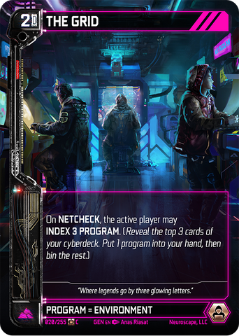 The Grid (20/255) (Full Art) [Genesis Unlimited]