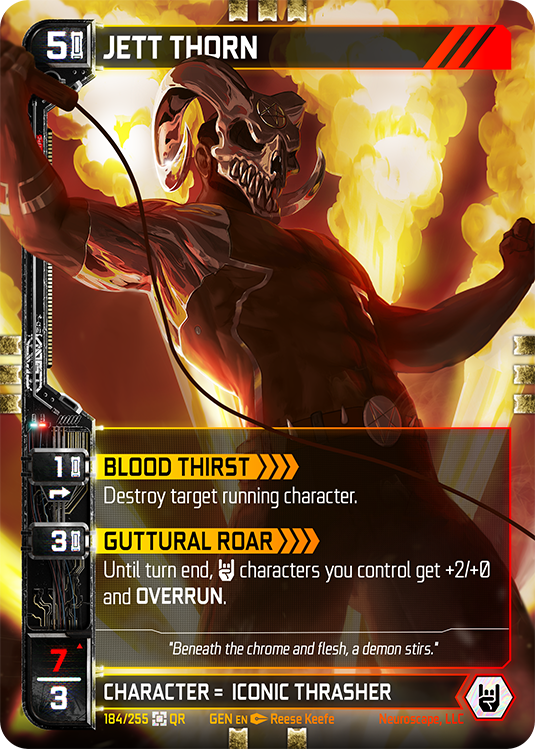 Jett Thorn (184/255) (Full Art) [Genesis Unlimited]