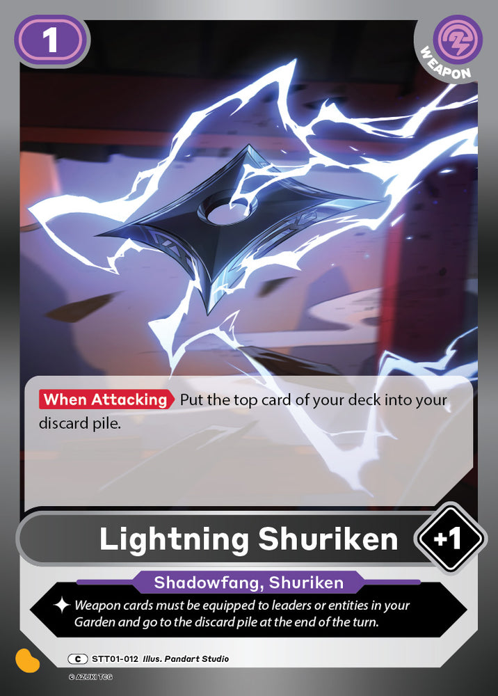 Lightning Shuriken (STT 012) [Starter Deck 1]