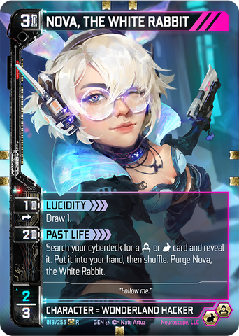 Nova, The White Rabbit (13/255) (Full Art) [Genesis Unlimited]