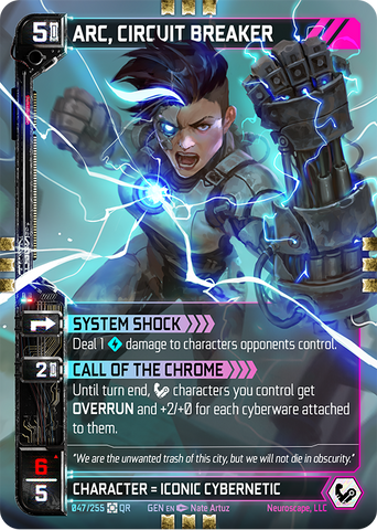 Arc, Circuit Breaker (47/255) (Full Art) [Genesis Unlimited]