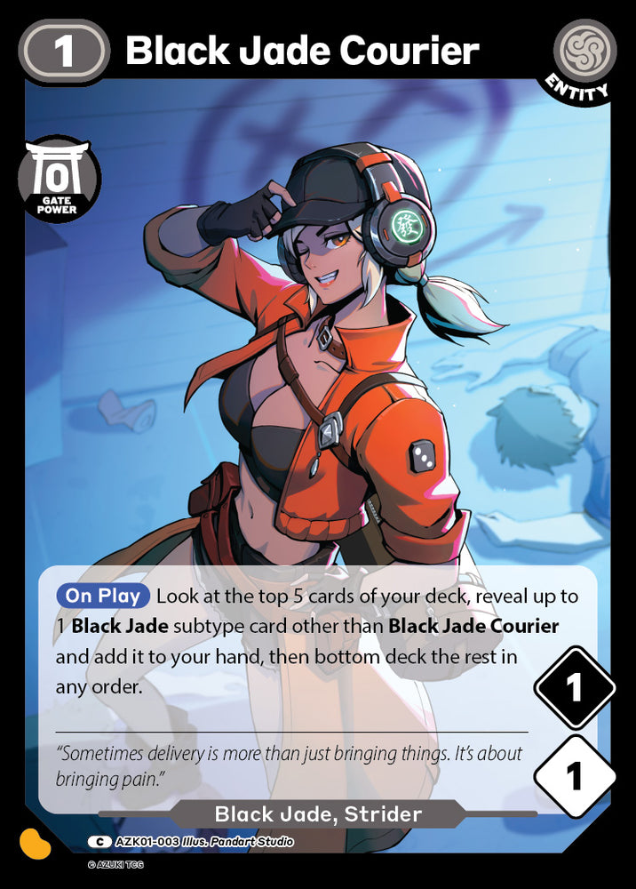 Black Jade Courier (AZK 003) [Gates Awakened - Alpha]