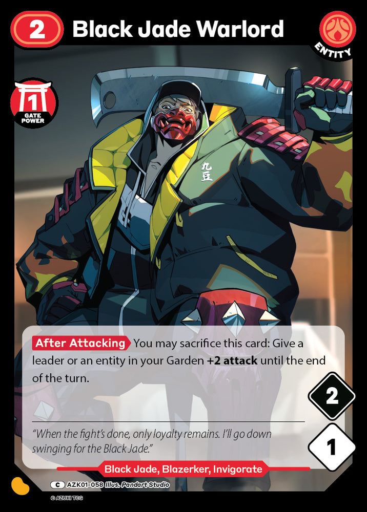Black Jade Warlord (AZK 058) [Gates Awakened]