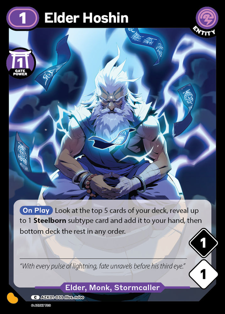 Elder Hoshin (AZK 033) [Gates Awakened - Alpha]