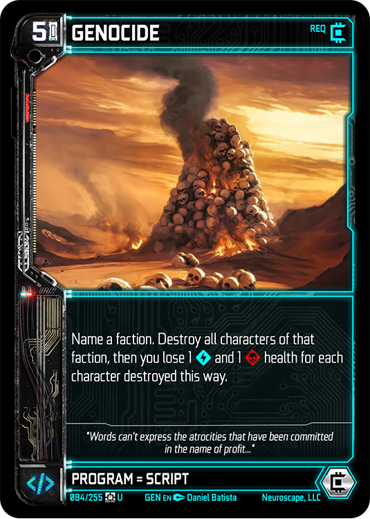 Genocide (84/255) [Genesis Kickstarter]