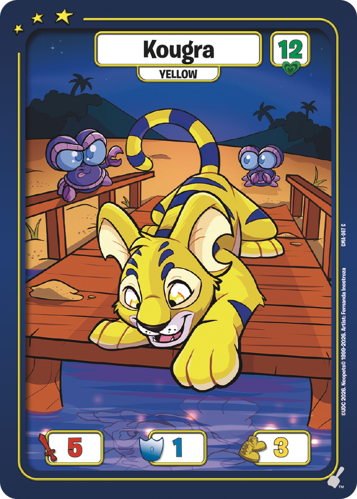 Kougra (Yellow) [Curse of Maraqua]