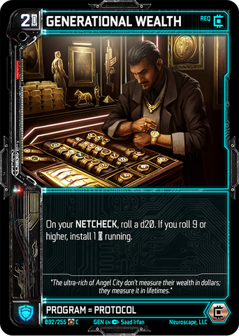 Generational Wealth (82/255) [Genesis Kickstarter]