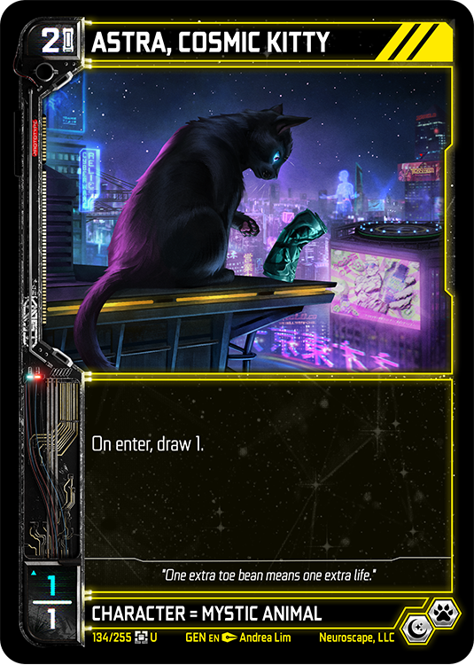 Astra, Cosmic Kitty (134/255) [Genesis Kickstarter]