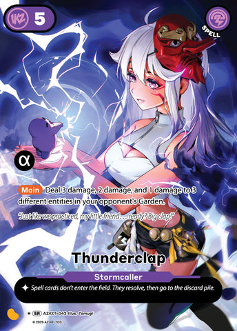 Thunderclap (AZK 042) (Alternate Art) [Gates Awakened - Alpha]