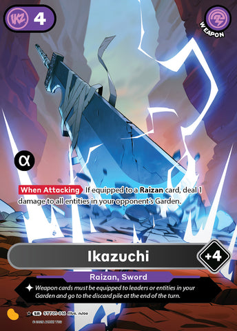 Ikazuchi (STT 016) (Alternate Art) [Starter Deck 1]