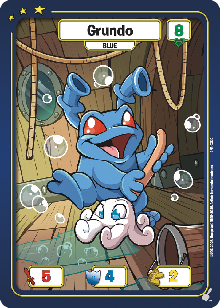Grundo (Blue) [Curse of Maraqua]