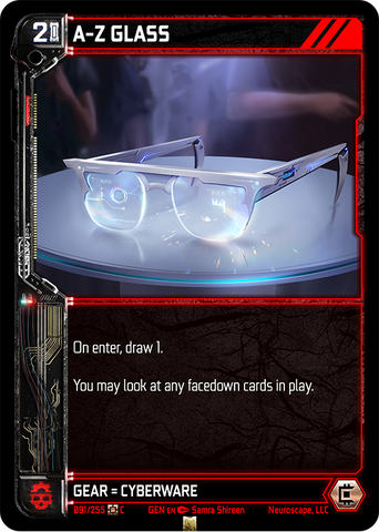 A-Z Glass (91/255) [Genesis Kickstarter]